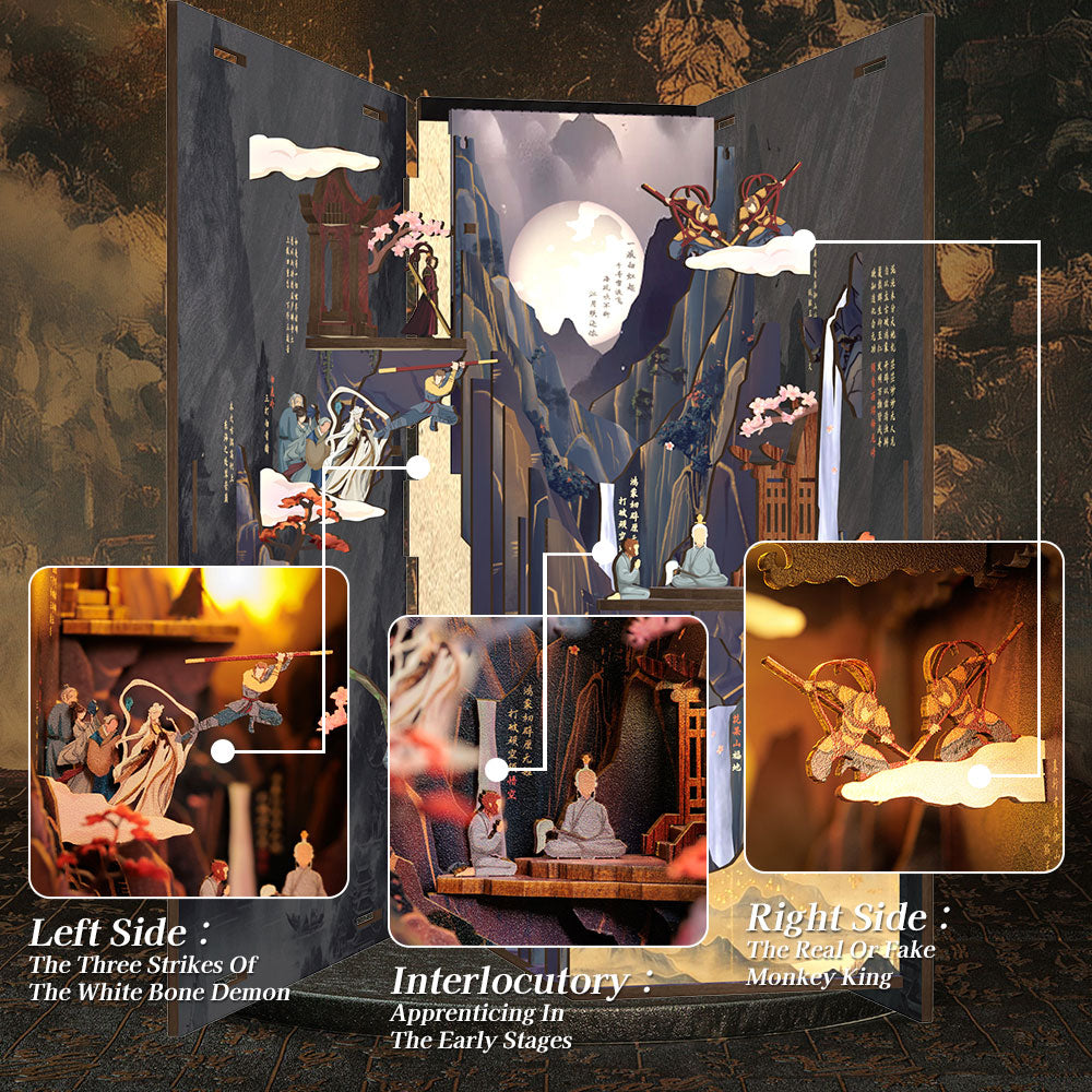 DIY Book Nook Kit - The Legend of Wu Kong – Figured'Art