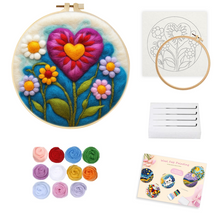 Load image into Gallery viewer, Needle Felting - Blooming Heart