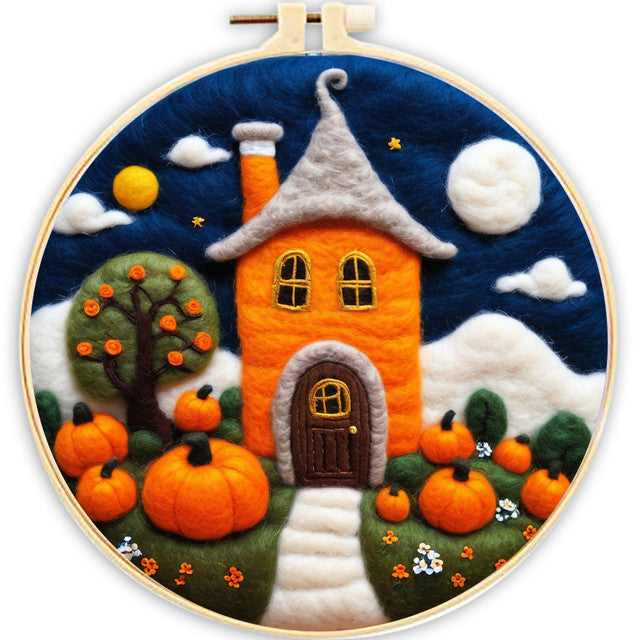 Needle Felting kit - Witch House