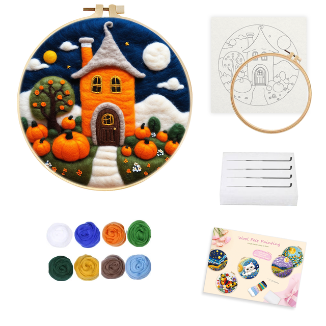 Needle Felting - Witch House