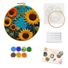 Load image into Gallery viewer, Needle Felting - Field of Sunflowers