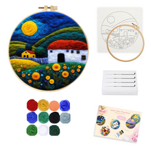 Load image into Gallery viewer, Needle Felting - Houses in a Field