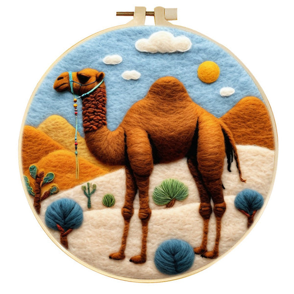 Needle Felting kit - Camel in the Desert
