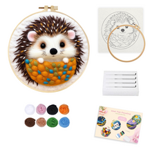 Load image into Gallery viewer, Needle Felting - Porcupine in Blanket