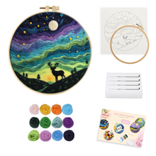 Load image into Gallery viewer, Needle Felting - Field at Night