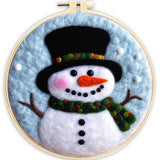 Needle Felting kit - Wide Snowman