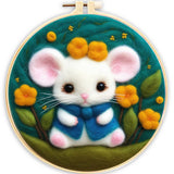 Needle Felting kit - Cute Mouse