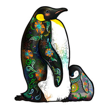 Load image into Gallery viewer, Wooden Puzzle - Sleepy Penguin