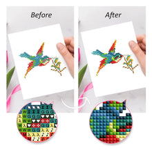 Load image into Gallery viewer, Mini Diamond Painting 3&quot;x5&quot; (12 pieces) - Colorful Birds Paradise