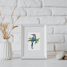 Load image into Gallery viewer, Mini Diamond Painting 3&quot;x5&quot; (12 pieces) - Colorful Birds Paradise