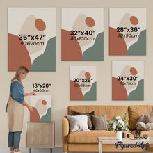 Load image into Gallery viewer, paint by numbers | Nude in Red | easy nude | FiguredArt