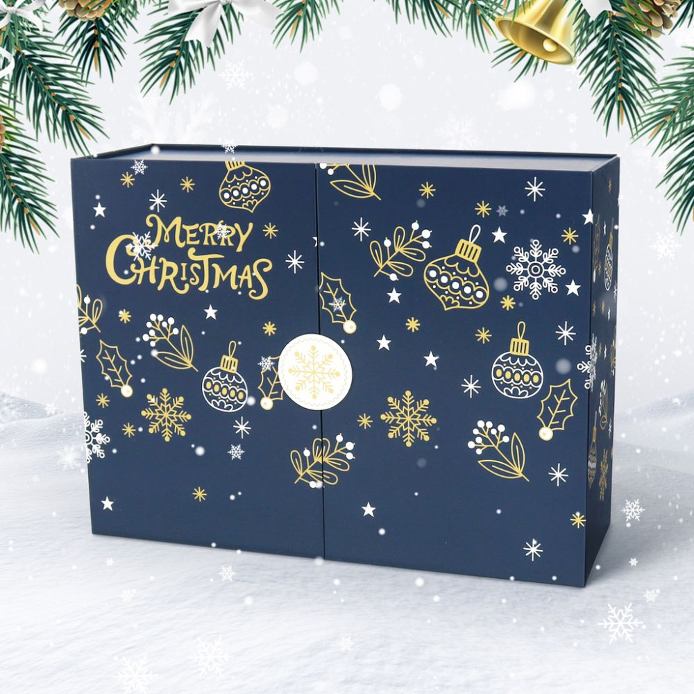 Paint by Numbers Advent Calendar 2025 - Merry Christmas (Blu-12 boxes)