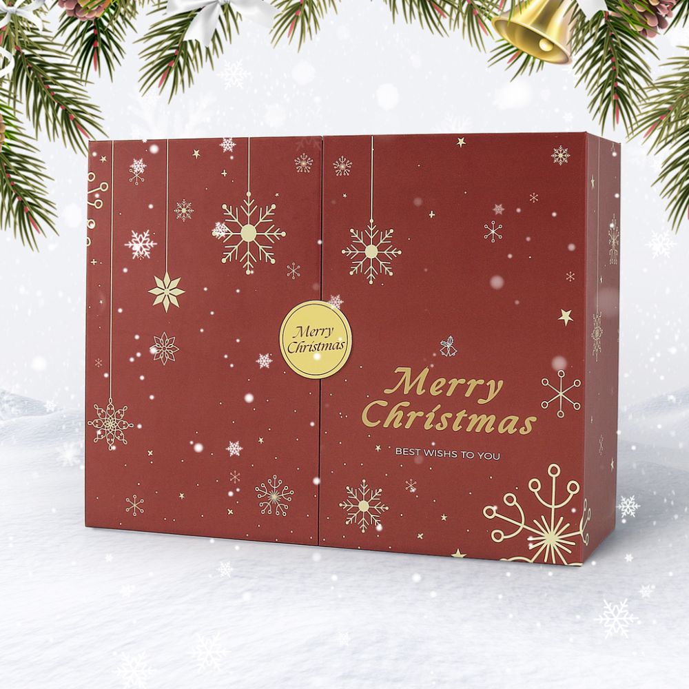 Paint by Numbers Advent Calendar 2025 - Merry Christmas (Red-12 boxes)