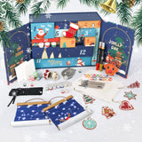 Paint by Numbers Advent Calendar 2025 - Holly Jolly (Blu-12 boxes) Figured'Art