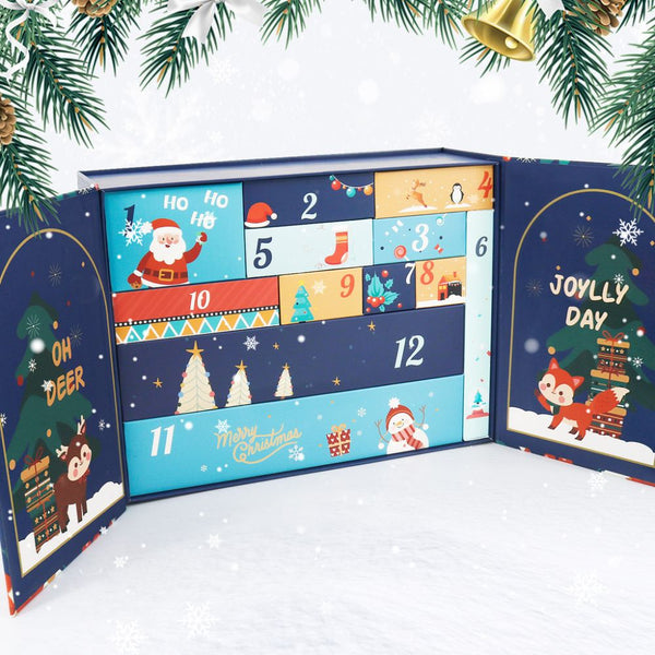 Paint by Numbers Advent Calendar 2025 - Holly Jolly (Blu-12 boxes)