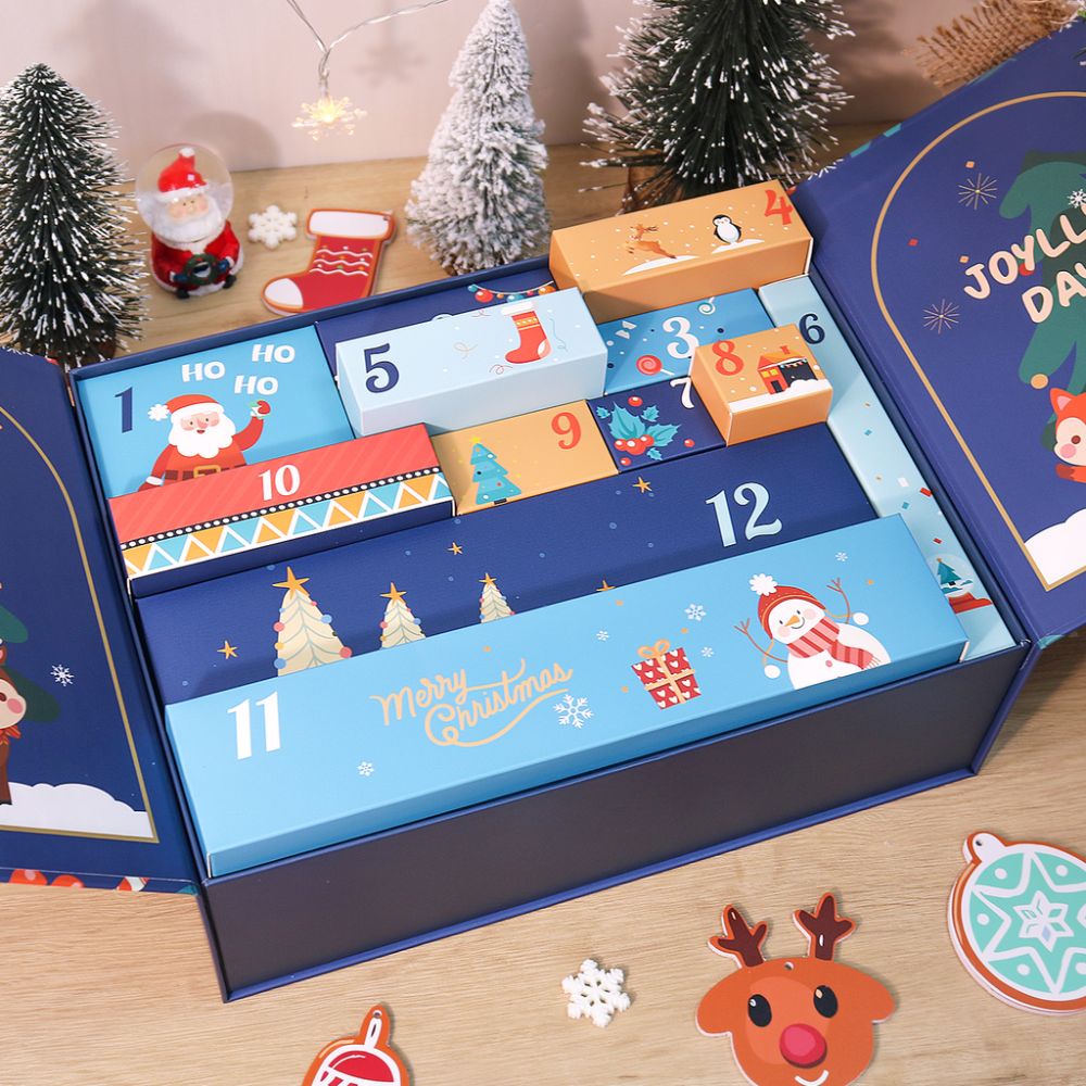 Paint by Numbers Advent Calendar 2025 - Holly Jolly (Blu-12 boxes)