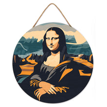 Load image into Gallery viewer, Paint by numbers on Wood Slice - Mona Lisa