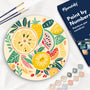 Paint by numbers on Wood Slice - Fruits Figured'Art USA