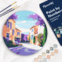 Paint by numbers on Wood Slice - Provence Spring Figured'Art USA