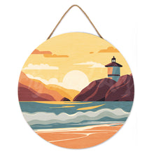 Load image into Gallery viewer, Paint by numbers on Wood Slice - Malibu