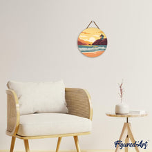 Load image into Gallery viewer, Paint by numbers on Wood Slice - Malibu