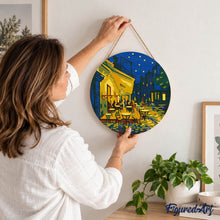 Load image into Gallery viewer, Paint by numbers on Wood Slice - Christmas Nutcracker