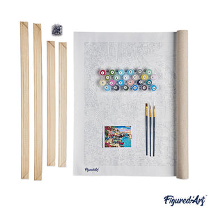 paint by numbers | Chimpanzees | animals intermediate monkeys | FiguredArt