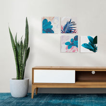 Load image into Gallery viewer, Mini Paint by numbers 8"x8" framed - Rubber Plant Leaves