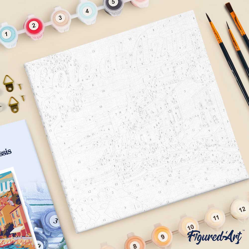 Mini Paint by numbers 8