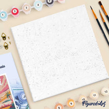 Load image into Gallery viewer, Mini Paint by numbers 8"x8" framed - Travel Poster Miami