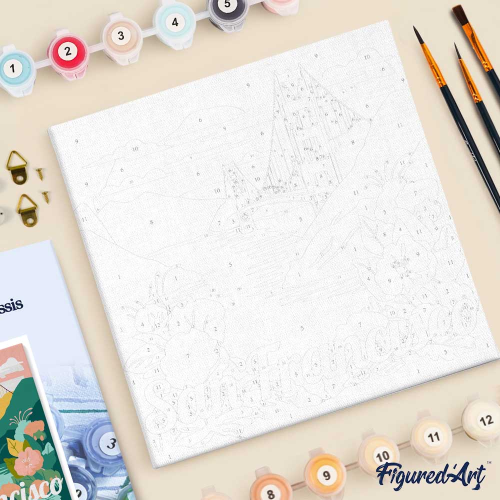 Mini Paint by numbers 8