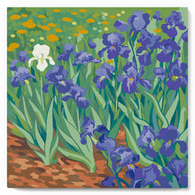 Load image into Gallery viewer, Paint by numbers kit Mini Paint by numbers 8"x8" framed - Van Gogh - Irises Figured'Art