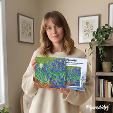Load image into Gallery viewer, Mini Paint by numbers 8"x8" framed - Van Gogh - Irises