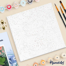 Load image into Gallery viewer, Mini Paint by numbers 8"x8" framed - Goldfish - Matisse