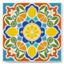 Load image into Gallery viewer, Paint by numbers kit Mini Paint by numbers 8"x8" framed - Citrus Mandala Figured'Art