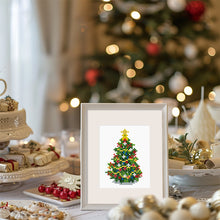 Load image into Gallery viewer, Mini Diamond Painting 6&quot;x8&quot; (6 pieces) - Festive Christmas