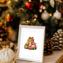 Load image into Gallery viewer, Mini Diamond Painting 6&quot;x8&quot; (6 pieces) - Festive Christmas