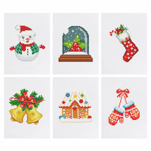 Load image into Gallery viewer, Mini Diamond Painting 6"x8" (6 pieces) - Christmas Classics