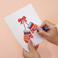 Load image into Gallery viewer, Mini Diamond Painting 6"x8" (6 pieces) - Christmas Classics