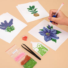 Load image into Gallery viewer, Mini Diamond Painting 6&quot;x8&quot; (6 pieces) - Flora and Potted