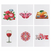 Load image into Gallery viewer, Mini Diamond Painting 6"x8" (6 pieces) - Delicate Designs