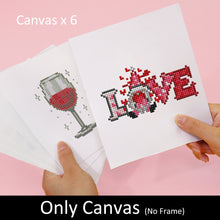 Load image into Gallery viewer, Mini Diamond Painting 6"x8" (6 pieces) - Delicate Designs