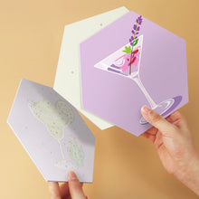 Load image into Gallery viewer, Mini Paint by Numbers Set - Hexagons (6 pieces) - Cocktail Pastel Set