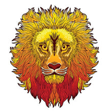 Load image into Gallery viewer, Wooden Puzzle - Lion Gaze