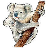 Wooden Puzzle - Koalas on a Branch