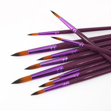 Load image into Gallery viewer, Paint by Numbers Accessories  - Set of 12 Paint Brushes Multisize