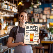 Load image into Gallery viewer, Paint by Numbers Metal Poster - Beer Around the World
