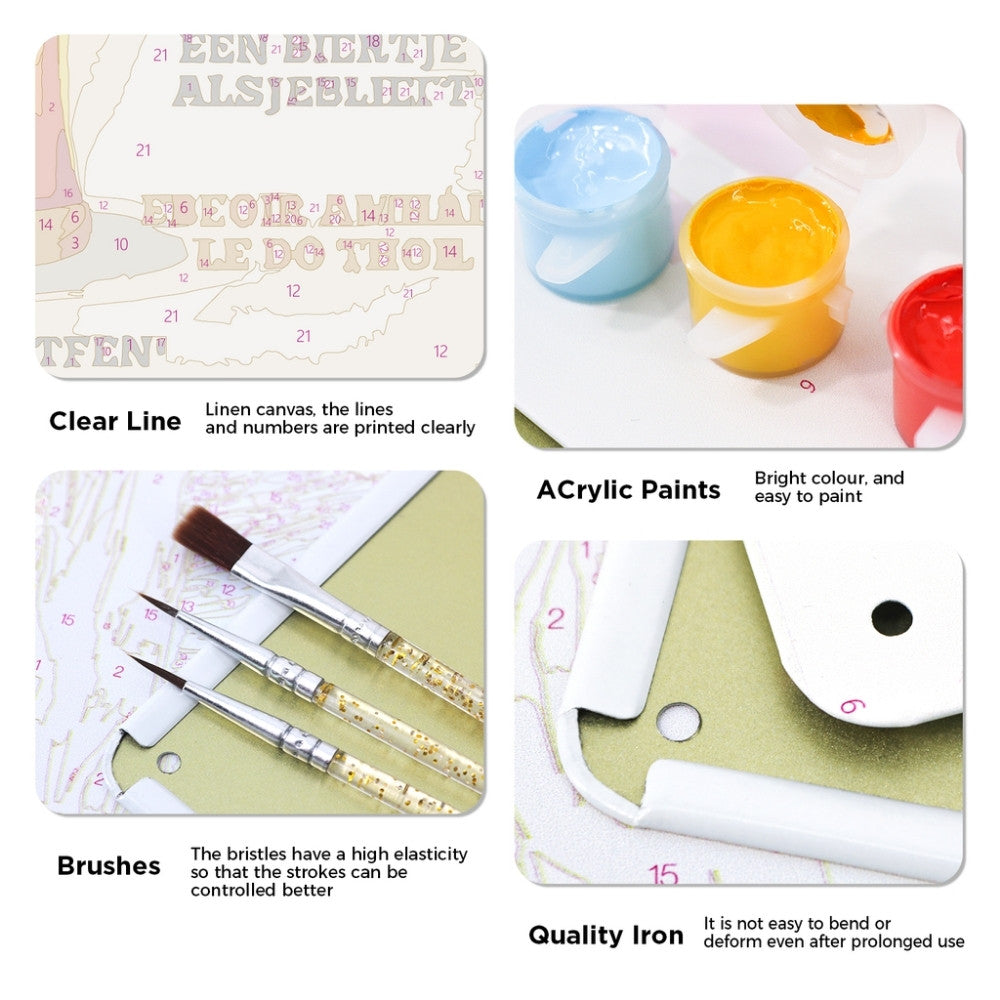 Paint by Numbers Metal Poster - Beer Around the World