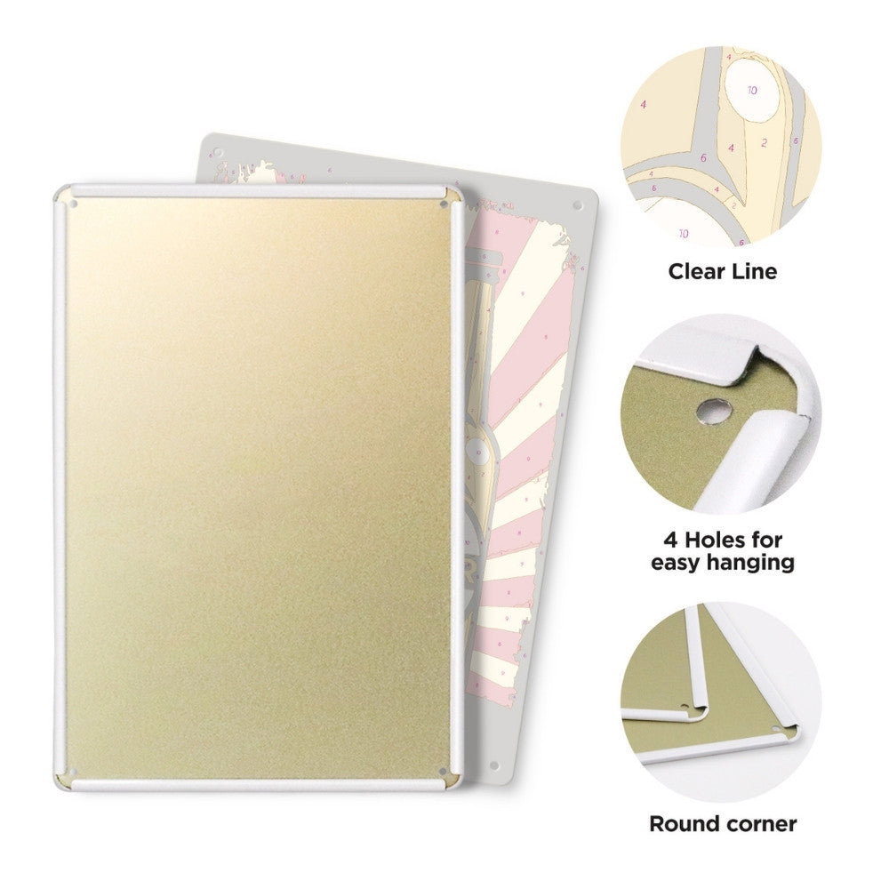 Paint by Numbers Metal Poster - Triple Taste