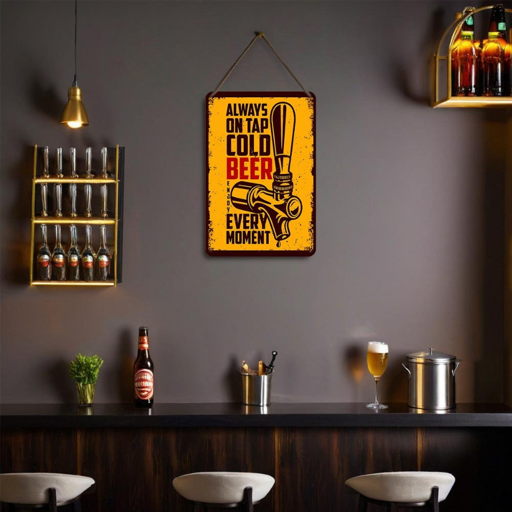 Paint by Numbers Metal Poster - Blonde Beer